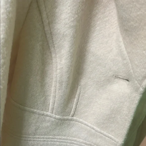 Cream Coat with Faux Fur Collar - Picture 6 of 11